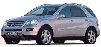 
Prsentation du SUV <b>Mercedes-Benz M</b> de 2005.
