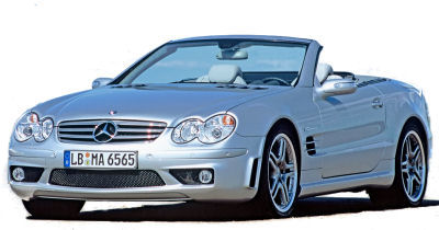 
Prsentation de la <b>Mercedes-Benz SL 65 AMG</b> de 2004.
